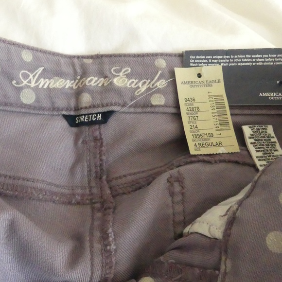 Polka Dot AMERICAN EAGLE Skinny Ankle Jean - Picture 8 of 8